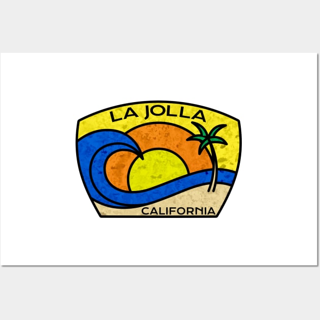 La Jolla California Surfing Wall Art by TravelTime